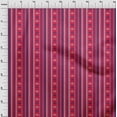 thumbnail image 3 of oneOone Cotton Cambric Fabric Geometric|Stripe & Floral Block Print Fabric By Yard 56 Inch Wide, 3 of 4