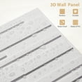 thumbnail image 4 of 29 Sq.Ft 3D Wall Panels, Modern Interior Accent Wall Panel Geometric Textured Wall Tiles for for Living Room Hotel Office,11.8"x11.8", 30Pack, 4 of 6