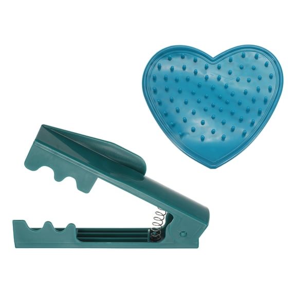 Uxcell 2Pcs Rose Thorn Stripper Tool Set 5.5" 4.7" ABS Plastic Flower Thorn Leaf Remover for Gardening, Dark Green