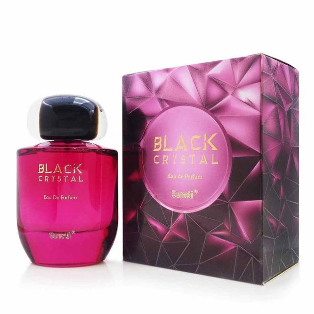 Perfume Surrati Black Crystal Eau de Parfum para mujer, 100 ml