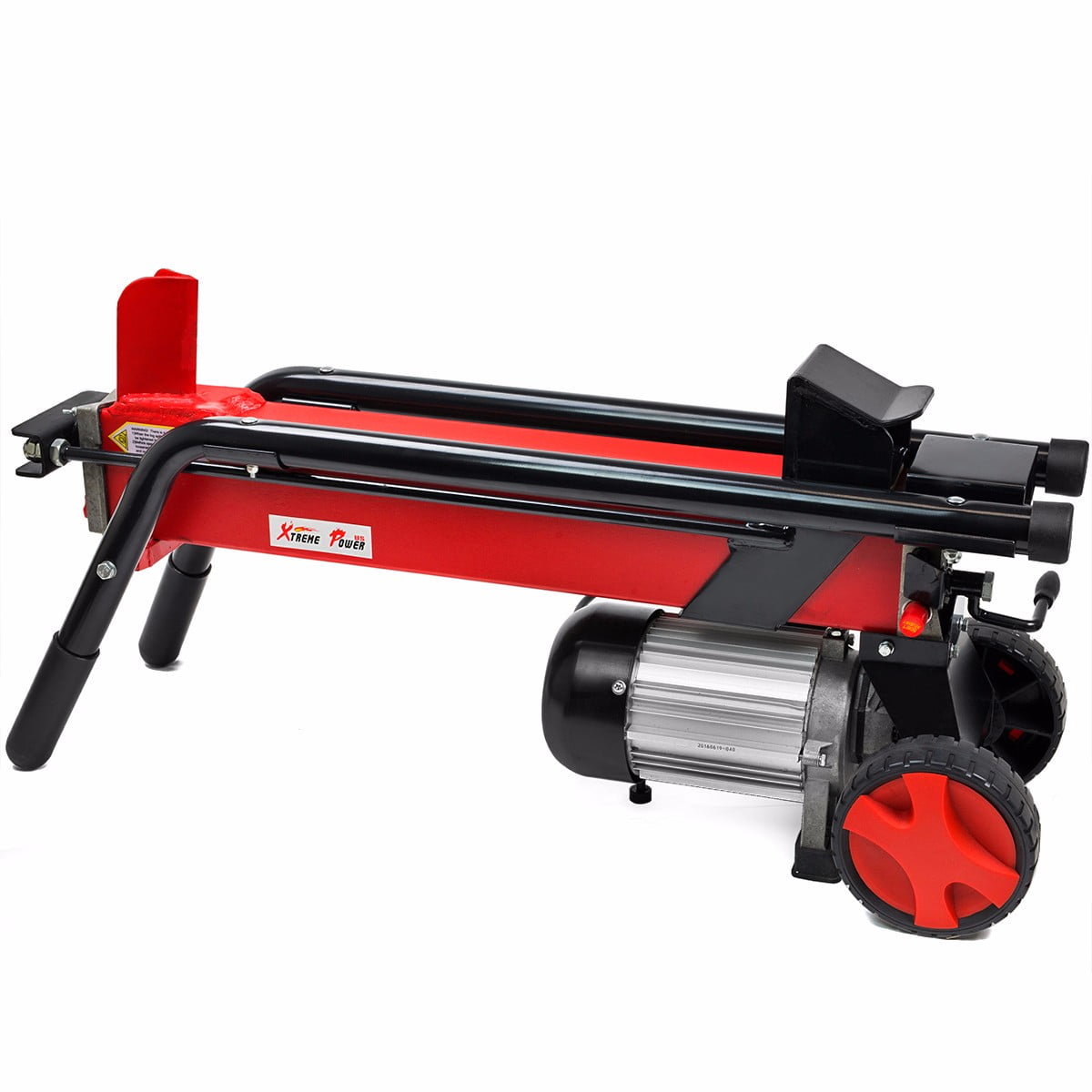 7 Ton Electrical Hydraulic Log Splitter Cutter 7 Mobile Wheels Red -  Walmart.com