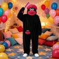 thumbnail image 2 of ZHANGDER Big Mouth Monster Onesie with Comb, Plush Monster Onesie Soft Plush Loungewear No Shoes, 2 of 6