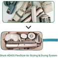 thumbnail image 6 of Aorsher Hair Dryer Travel Storage Bag Compatible with Shark Flex Style, Portable Organizer Bag for Styling Tools for Hair Dryer Brush, Flat Iron & Curling Iron Accessories, Teal Green, 6 of 7