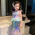 thumbnail image 3 of Vestido De Princesa De Sirena Ariel Con Lentejuelas Disfraz De Halloween Nueva Concubina Cola De Pez Moda, 3 of 4