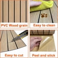 thumbnail image 3 of Peel and Stick PVC Slat Wall Panel 236"x15.75" Self-Adhesive Thick Faux Oak Wood Grain Wallpaper Panel 3D Soundproof Wall Panels for Walls & Ceilings, 3 of 5