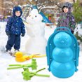thumbnail image 4 of Molde de arena para nieve con mango, molde creativo de bolas de nieve para niños, juguetes de invierno al aire libre, 4 of 6
