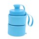 thumbnail image 3 of Botella de agua plegable 800 ml PP de grado alimenticio portátil al aire libre plegable deportes botella de agua para viajes gimnasio camping senderismo azul cielo, 3 of 10