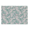 thumbnail image 1 of Floral Cutting Board, Romantic Pastel Foliage Blooming Season Essence Botanical Beauty, Decorative Tempered Glass Cutting and Serving Board, Large Size, Slate Blue Pale Pink, by Ambesonne, 1 of 1