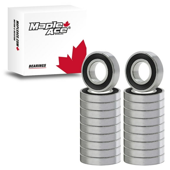 MAPLE ACE 6001-2RS Ball Bearing Supreme Rubber Sealed 12x28x8 mm, 6001 2RS