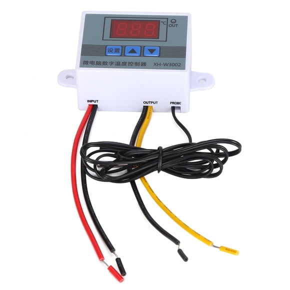 Contrôleur de Température, Tapis Chauffant Thermostat Incubateur Terrarium pour Reptiles pour l'Agriculture pour Contrôle de Température de l'Air et de l'Eau 110-220V