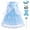 Blue-Sequin Butterfly, variant on IBTOM CASTLE Kids Girls Cinderella Princess Cosplay Costume Dress&Accessories Party Carnival Fancy Dress up Long Evening Gown 3-4 Years Blue