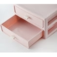 thumbnail image 1 of Ruiboury 1/2/3 Wide Application Drawer Storage Organizer For Office Desktop - Safe Exquisite White 2 layers 1 Pc, 1 of 6