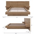 thumbnail image 4 of Nexera Napa 4-Piece Platform Bedroom Set With Floating Nightstand, 4 of 8