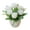 White, variant on SPRING PARK Artificial Fake Flowers Silk Artificial Roses Wedding Flowers Bouquets Home Office Party Meeting Room Decoration