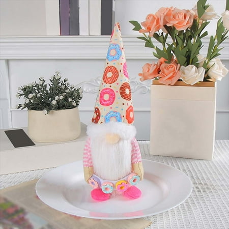 

Christmas Tree Ornaments New Donut Figurine Hat Doll Party Elderly Dolls Birthday Gift Fresh Flowers Decorations Be Butterfly Welcome Sign Wall Hanging
