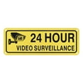 thumbnail image 1 of Uxcell 1-Pack Señal de Vigilancia por Video 24 Horas, 10" x 3.5" Señal de Advertencia Reflectante de Aluminio para Casa/Negocio, 1 of 1