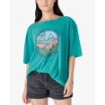thumbnail image 1 of Lucky Brand T-Shirt Graphique pour Femmes, Bleu, m, 1 of 3