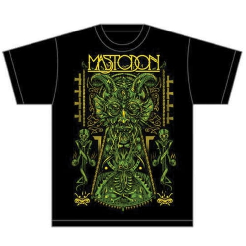 Mastodon Unisex T-Shirt Devil on Black (Small)