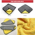 thumbnail image 2 of SEAMETAL-Toalla de microfibra para lavado de coches, 400GSM, toallas limpias de terciopelo Coral de doble cara, paño de secado y lavado de coches de alta absorción de agua, 2 of 5