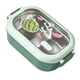 thumbnail image 4 of Caja de comida aislada Jadeshay lonchera Bento portátil acero inoxidable, 4 of 8