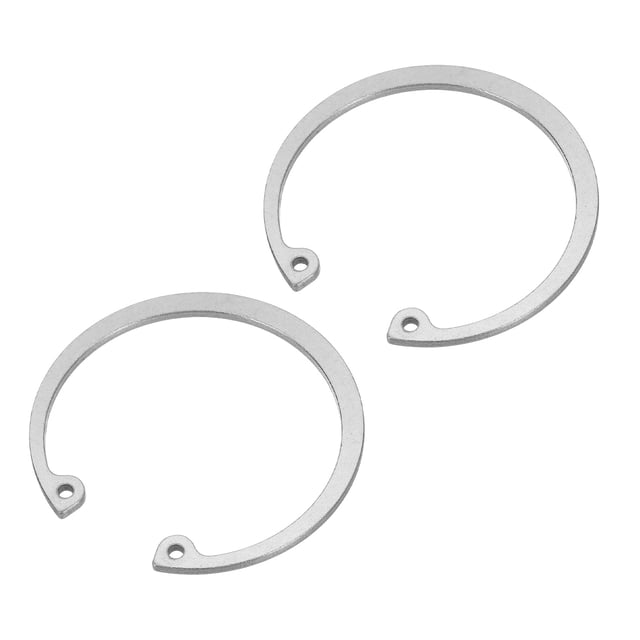 Uxcell Internal Retaining Rings, E-Clip Snap Rings Stainless Steel Internal Circlip for Automobile mm 72