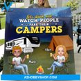 thumbnail image 1 of Couverture Personnalisée pour Amis en Camping, 1 of 4