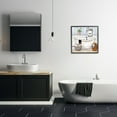 thumbnail image 2 of Stupell Industries Bathroom Farmhouse Style Tub Neutral Grey Drawing, 24 x 24,Design by Yellow Café, 2 of 8