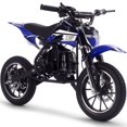 thumbnail image 1 of Bicicleta de cross a gas MotoTec DB-01 para niños, 50 cc, 2 tiempos, azul, 1 of 3