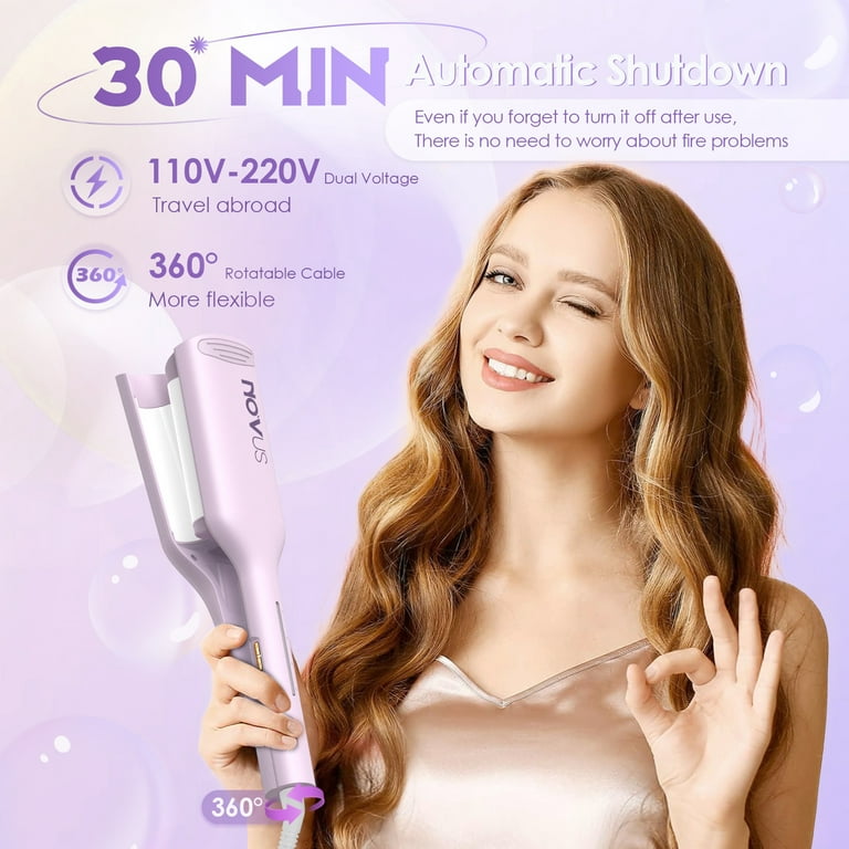 Hair crimper top deep wave