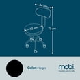 thumbnail image 3 of MOBI Silla para Escritorio con Ruedas Modelo Ivy, 3 of 4