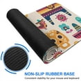 thumbnail image 6 of Long Mouse Pads for Desk,Colorful Mexican Elements Desk Mats on Top Of Desks, Desk Mouse Pad Extra Large with 3mm Non-Slip Base and Stitched Edge for Gaming,Office,Work,Home 31.5"x11.8", 6 of 6