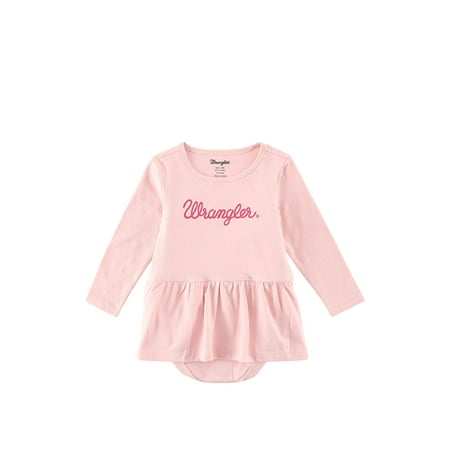 Wrangler® Baby Girl Bodysuit with Skirt - Pink