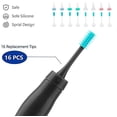 thumbnail image 2 of Ear Wax Remover,Soft Spiral Earwax Removal Tool with 16 Replacement Heads Safe Reusable Ear Wax Removal Kit for Gift Set (Black), 2 of 7