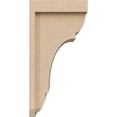 thumbnail image 3 of 7"W x 7"D x 14"H Wide Bryant Rough Cedar Woodgrain TimberThane Corbel, Primed Tan, 3 of 6