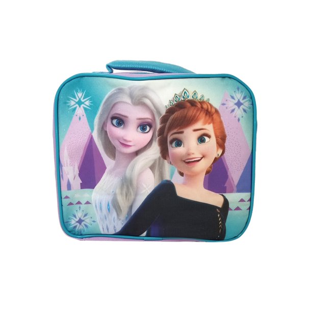 Frozen Lunch Bag Insulated Anna Elsa Disney Girls Princess Snowflakes