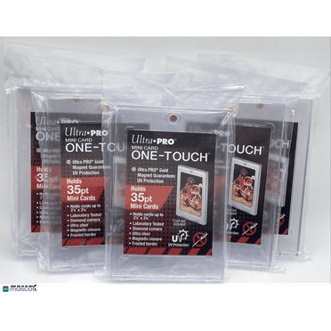 Ultra Pro One-Touch Magnetic Card Holder 35pt Point MINI CARD - Lot of 5