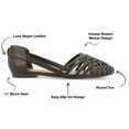 thumbnail image 3 of Journee Collection Womens Ekko Slip On Round Toe Ballet Flats, 3 of 8