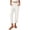 EA95_White, variant on Lumtrix Cotton Linen Pants for Women 2026 Summer Drawstring High Waisted Capri Wide Leg Beach Vacation Trousers with Pockets Gray 2XL