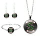 thumbnail image 3 of Conjunto de collar, pendientes y brazalete de aleación de vidrio de Riverdale, 3 of 9