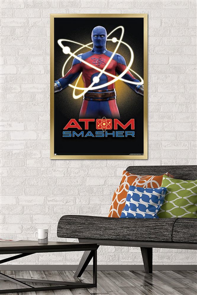 DC Comics Movie Black Adam - Atom Smasher Wall Poster, 22.375" x 34" Framed