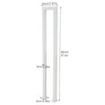 thumbnail image 4 of Modern Metal U-Shaped Stair Handrail for Indoor Outdoor Stairs Platform 7.87*37.4in, 4 of 17