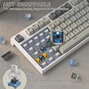 ATTACK SHARK K86 Wireless Mechanical Keyboard 75% with TFT Color Display & Knob Apex Pro TKL, 2.4G/Bluetooth/USB-C Wired RGB Backlit, Hot Swappable