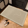 thumbnail image 6 of Ovzne Luxury Cream Style Diatomite Bathroom Mat Fast-Drying Absorbent Non-Slip Shower Toilet Floor Mat Wear-Resistant Durable Bathroom Rug For Modern Home, 6 of 7