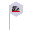 thumbnail image 1 of Chinese Red Educational Propaganda Fight Toothpick Flags Cupcake Picks Party Celebration, 1 of 3