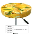 thumbnail image 2 of Goofa Yellow Limes Printed Stool Covers Round, Waterproof Round Bar Stool Covers Anti-Slip Round Bar Stool Seat Cover with Elastic Bands Durable -13 inch, 2 of 7