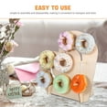 thumbnail image 3 of VORCOOL Round Wooden Dessert Stand Wedding Cake Holder 1Set, 3 of 8