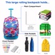 thumbnail image 3 of Mochila con ruedas J World Sunrise 18 para niños y niñas, 3 of 7