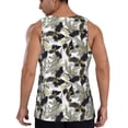 thumbnail image 3 of Gaeub Abstract Watercolor Men's Athletic Tank Top, Workout Sleeveless Shirts, Running Tank Tops for Gym, Running, Training - 3X-Large, 3 of 9