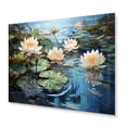 thumbnail image 2 of Designart "Canada Lakeside Calm II" Floral Metal Wall Decor, 2 of 5
