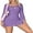 Purple, variant on EYIIYE Women Mini Bodycon Dress Ladies Long Sleeve Dress Sparkling Glitter Front Cutout Sweetheart Neckline Dating Dress Sexy Cute Irregular Dress Party Spring Summer